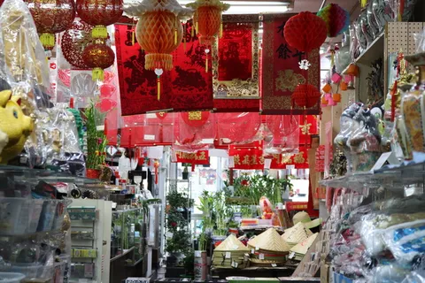 市场、商店、玩具、集市、中国、唐人街、中国、文化