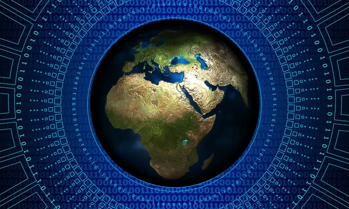 南美洲地图、数字、壁纸、地球、地球仪、技术、二进制