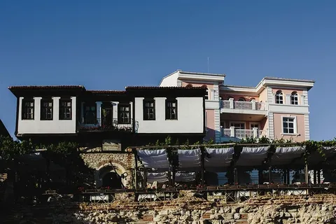 位于保加利亚内塞巴尔老城的建筑 位于保加利亚内塞巴尔老城的建筑