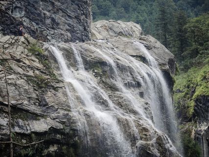 尼泊尔，安纳普纳赛道，巴克塔普尔，阻塞的道路，徒步旅行，徒步旅行，非常规路线，花岗岩