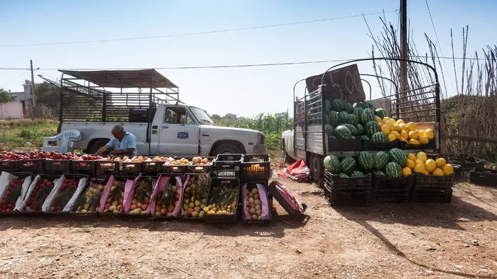 路，蒂帕扎，阿尔及利亚，非洲，建筑，夏天，太阳，天空