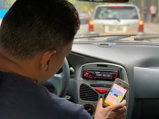 巴西、里约热内卢、立体声、出租车、优步、gps、实体模型、移动性