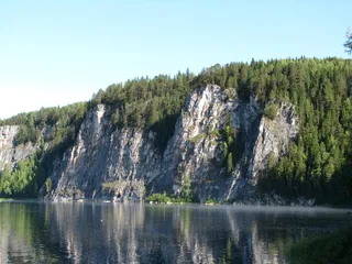 r、 vishera，集团，perm krai，河流，景观，自然，旅游