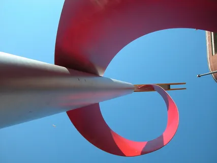 螺旋、旗帜、杆子、户外、旗帜、旗帜、杆子、装饰、节日