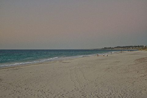 澳大利亚、弗里曼特尔、户外、海洋、海滩、海岸、海洋、日落