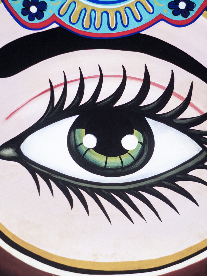 艺术，布埃纳维斯塔湖，佛罗里达州，迪斯尼温泉，龙，绘画，街头艺术，眼睛，食品卡车