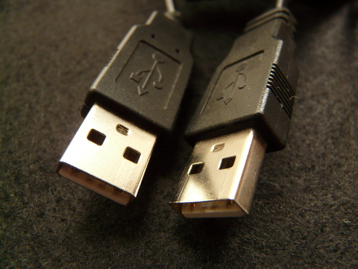 Usb，电缆，计算机，Usb电缆，无人，特写，铸块，黑色背景