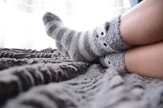 西班牙，袜子，家，甜蜜的家，快乐的袜子，脚，人体部分，一个人