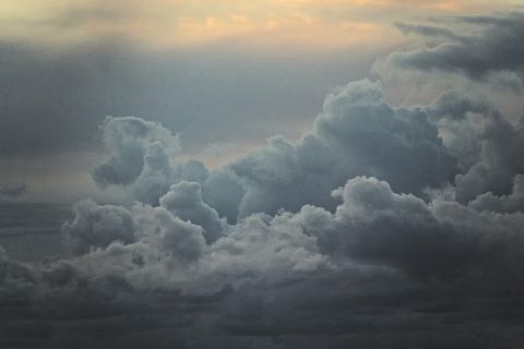 德国，baltrum，颜色，cloudscape，极简主义，天空，云，抽象