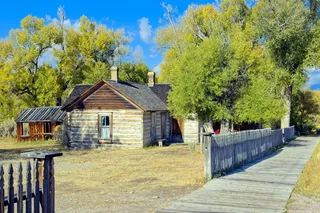 doc ryburns house，bannack，state，park，ghost，town，montana，Historical，蒙大拿州