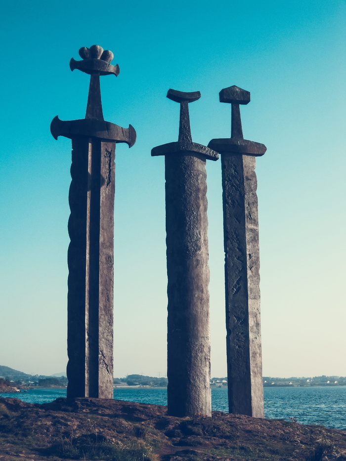 挪威，户外，自然，神，剑，维京人，户外，神话