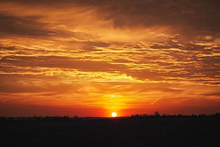 日落，风景，夕阳，自然，天空，傍晚，风景，黄昏