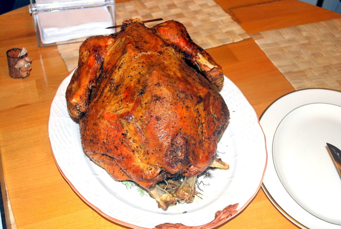 烤、火鸡、盘子、鸟、食物、晚餐、膳食、肉