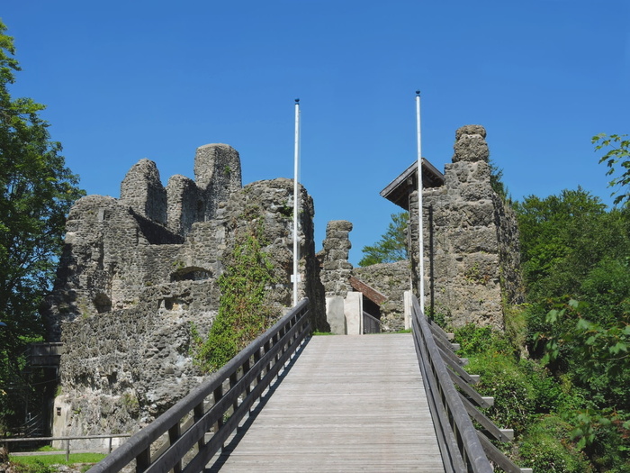 alttrauchburg，Burgrine，height burg，allgäu，建筑，天空，植物，建筑结构