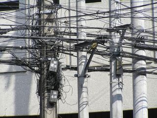 线路, 当前, 电缆, 混沌, 杂乱无章, 电缆琼瑶浆, 琼瑶浆, 电力