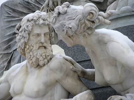 雕塑，雕像，大理石，艺术，丰塔纳，艺术和工艺，表现，人类表现