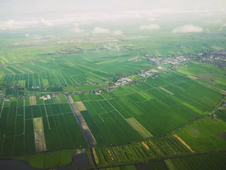 荷兰，风景，风景，鸟瞰，俯瞰，地球，国家，土地