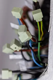 电缆，颜色，墙壁，连接器，电线，电线，连接，特写