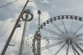 几个游乐场游乐设施照片