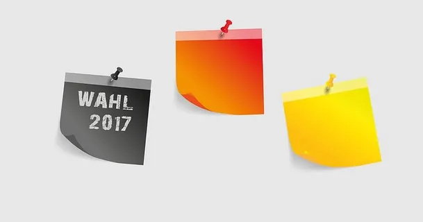 post it，黑色、红色、金色，精选，2017年，德国联邦议院