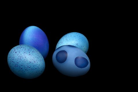 四个彩蛋，复活节彩蛋，复活节，复活节快乐，彩色，复活节主题，五彩缤纷，美味