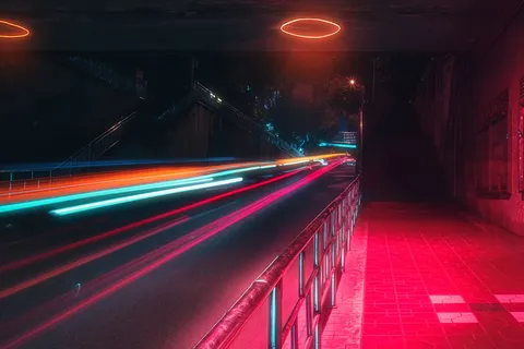 车辆延时摄影