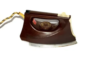 旧，铁，旧，铁，老式，白色背景，单一物体，复古风格，没有人