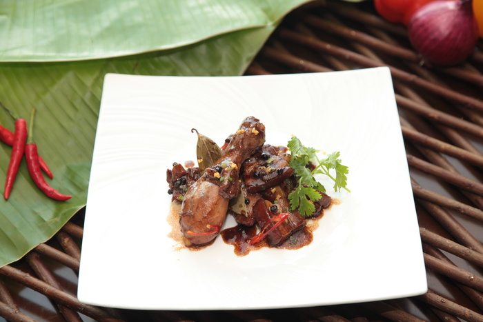 鸡肉牛排，阿多波，鸡肉，猪肉，异国风味，食品，菲律宾，肉