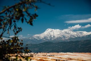 云、日光、景观、光、山脉、自然、户外、风景