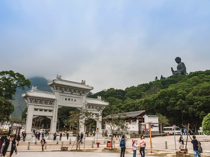 人，灰色，油漆拱门，团体，公园，蓝色，天空，中国