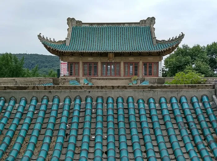 武汉大学，樱桃顶，老建筑，建筑结构，建筑，建筑外观，天，树