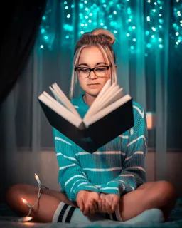 做悬浮戏法的女孩 做悬浮戏法的女孩
