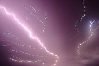 土耳其，33 ada yakut sitesi yönetimi，天气，雷雨，风暴，户外，自然，闪电