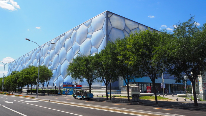 中国北京，建筑，奥运村，建筑，室内游泳池，水立方，体育场