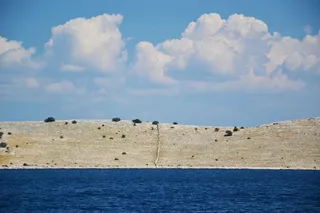 科纳蒂群岛，克罗地亚，海岸，岛屿，亚得里亚海，云，海，达尔马提亚