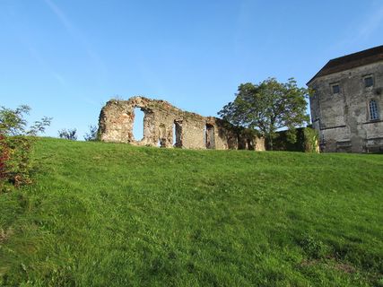城堡，伯格瑞恩，古辛，建筑结构，建筑，草地，天空，历史