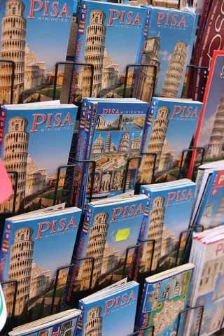 比萨、纪念品、记忆、mitbringsel、礼品、意大利、自助服务亭、旅游