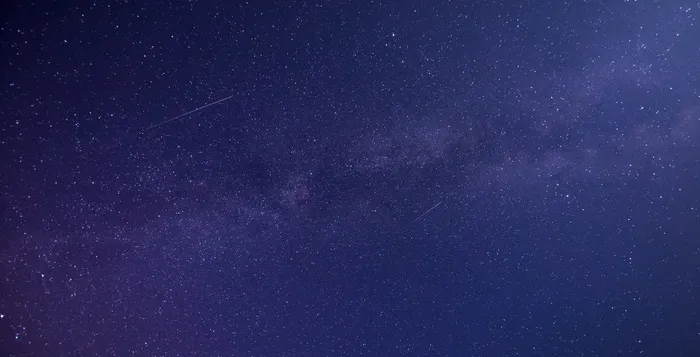 蓝天照片，蓝天，照片，流星，银河，自然，天空，星星