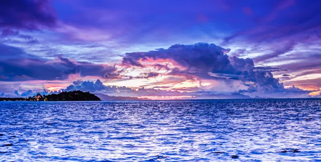 全景,摄影,海水,蓝色,天空,白天,波拉波拉,日落 全景,摄影,海水,蓝色,天空,白天,波拉波拉,日落