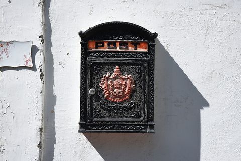 建筑，旧的，复古的，古老的，古董的，房子，邮箱，邮件