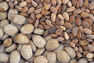 杏仁，干果，干杏仁，水果，干果，干，营养，果壳