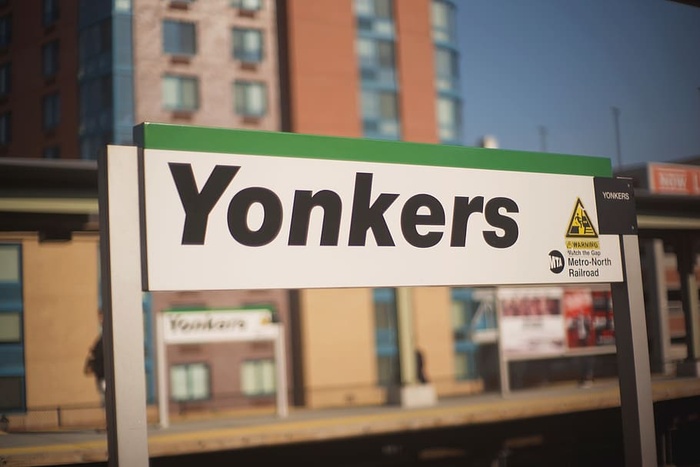 yonkers，标志，铁路，mta，纽约，类型，文本，地铁