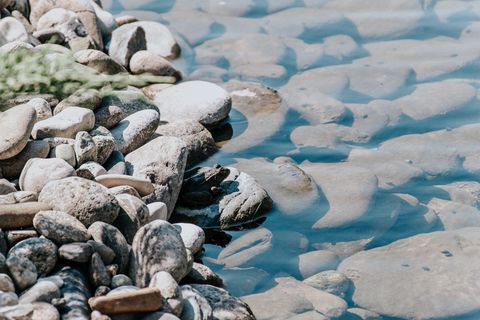 灰色石头，俄罗斯，索契，索契奥林匹克公园，灰色，卵石，岩石，碎石