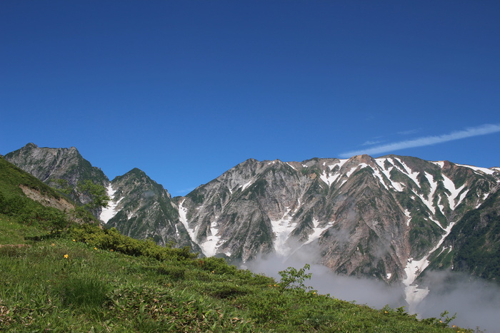 山，登山，日本，自然，天空，壮丽的景色，yatsugatake，阿尔卑斯山北部