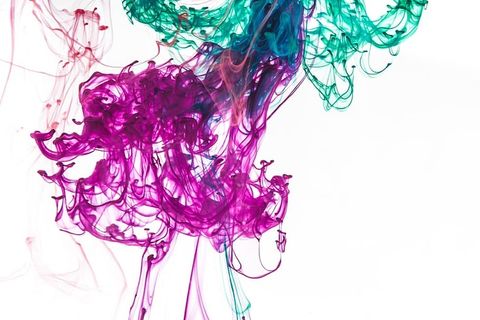 紫绿墨线照片