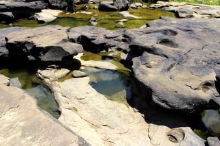 景观、自然、放松、水、亚洲、亚洲、巨石、平静