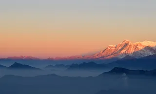 雾，喜马拉雅山，风景，山脉，风景，日出，旅行，山脉