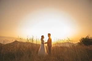 婚礼日落