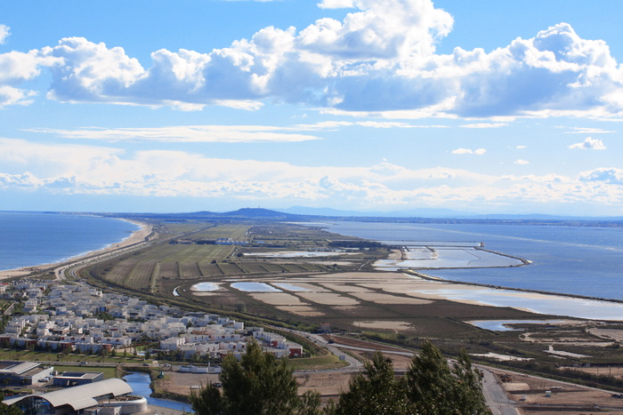 塞特、海、水、边、蓝色、地中海、天空、风景-自然