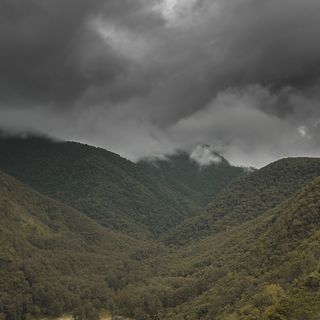 尼泊尔，戈达瓦里，云，乌云，景观，丘陵，树木，加德满都